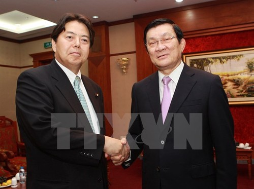Truong Tan Sang reçoit le ministre japonais de l’Agriculture - ảnh 1