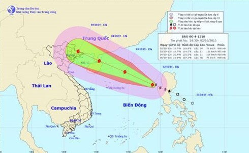 Près de 57.000 bateaux informés sur les évolutions de la tempête Mujegae - ảnh 1