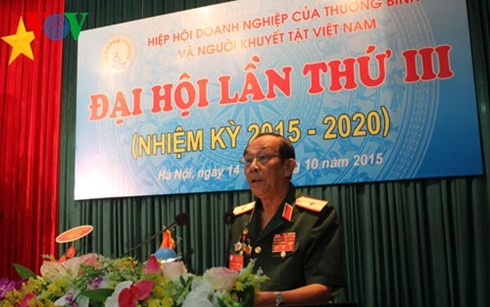 3ème congrès de l’association des entrepreneurs invalides de guerre et handicapés du Vietnam  - ảnh 1