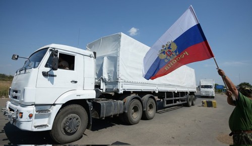 Ukraine: le 44ème convoi humanitaire russe arrivé dans le Donbass - ảnh 1