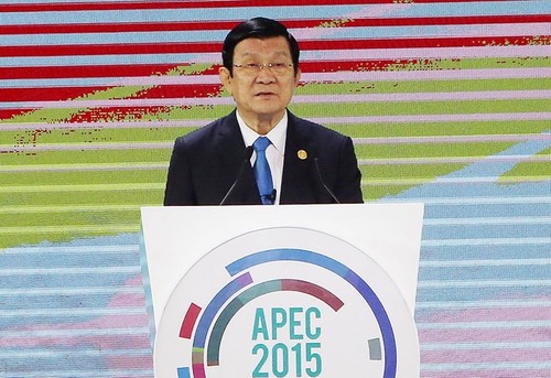Le président Truong Tan Sang au sommet  des entreprises de l’APEC - ảnh 1