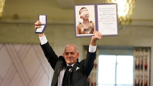 Prix Nobel de la paix : le quartette tunisien reçoit sa récompense à Oslo - ảnh 1