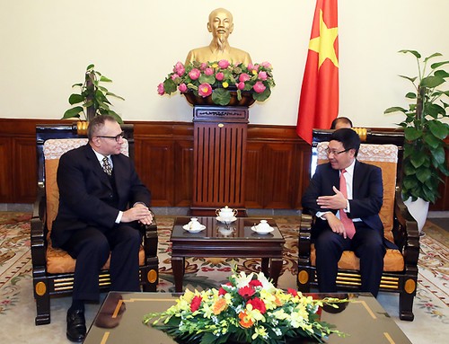 Pham Binh Minh rencontre le nouvel ambassadeur turc au Vietnam  - ảnh 1