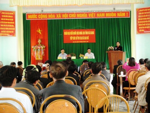 Ha Giang fête les 70 ans des premières élections législatives - ảnh 1