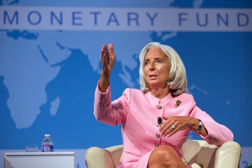 Christine Lagarde, candidate pour un deuxième mandat à la tête du FMI  - ảnh 1