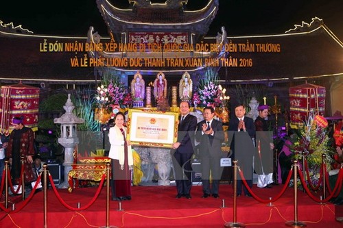 Certificat de vestige national spécial au temple de Trân Thuong - ảnh 1