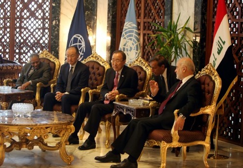 Irak: Ban Ki-moon appelle les responsables politiques à la réconciliation - ảnh 1