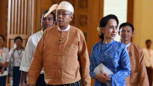 Htin Kyaw investi en tant que nouveau président du Myanmar - ảnh 1
