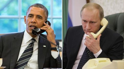 Vladimir Poutine et Barack Obama discutent de l’Ukraine, du Haut-Karabakh et de la Syrie - ảnh 1