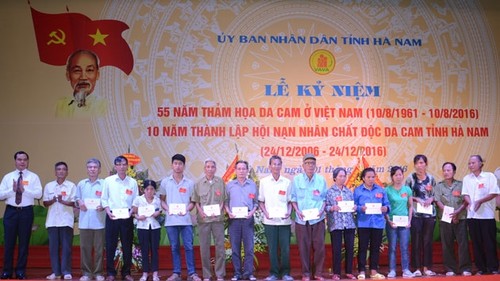 Hà Nam commémore le 55ème anniversaire du désastre de l’agent orange au Vietnam - ảnh 1