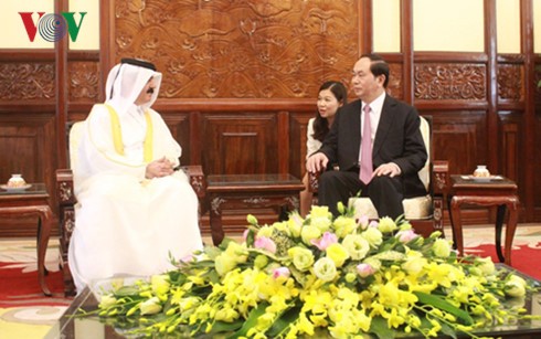 Le président Trần Đại Quang reçoit sept nouveaux ambassadeurs étrangers - ảnh 3