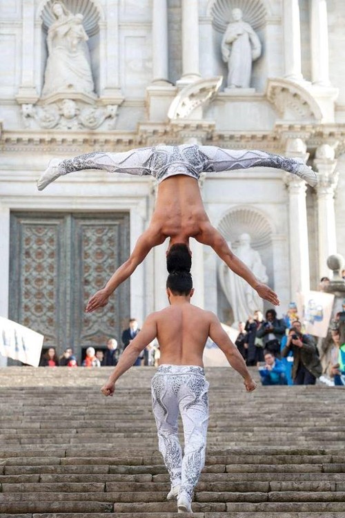 Cirque: Les artistes du Vietnam réalisent un nouveau record mondial - ảnh 1