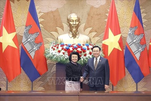 La présidente de l’Assemblée nationale cambodgienne termen sa visite officielle au Vietnam - ảnh 1