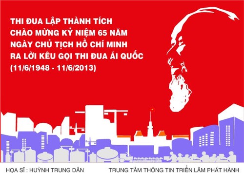 Aktivitas memperingati ulang tahun ke-65 Hari Presiden Ho Chi Minh mengeluarkan imbauan kompetisi patriotik - ảnh 1