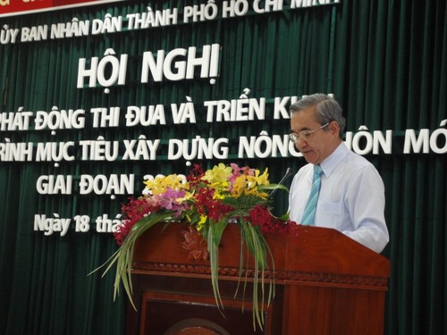 Sukses permulaan dalam pembangunan pedesaan baru di kota Ho Chi Minh - ảnh 2