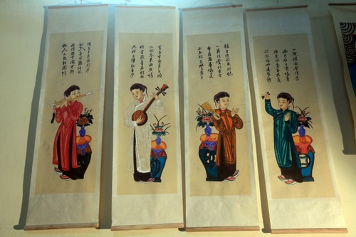 Ciri khas dari lukisan rakyat Hang Trong - ảnh 1