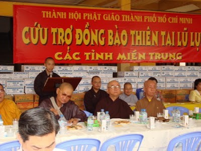 Sangha Buddha Viet Nam:  menggerakkan amal sosial senilai lebih dari 670 miliar VND - ảnh 1