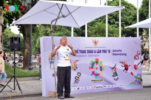 Suasana Asian Games 2018-Jakarta-Palembang Indonesia melanda luas di Ibu kota Ha Noi-Viet Nam - ảnh 1