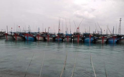 Pintu Air Sinh Ton-Sandaran bagi kaum nelayan di tempat yang penuh kesulitan - ảnh 1