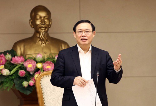Deputi PM Vuong Dinh Hue menghadiri rapat Badan Pengarahan tentang Reformasi Gaji - ảnh 1