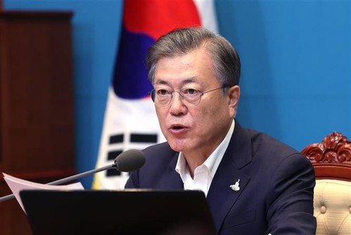 Presiden Republik Korea mengharapkan dua bagian negeri Korea mengadakan kembali dialog dan kerjasama - ảnh 1