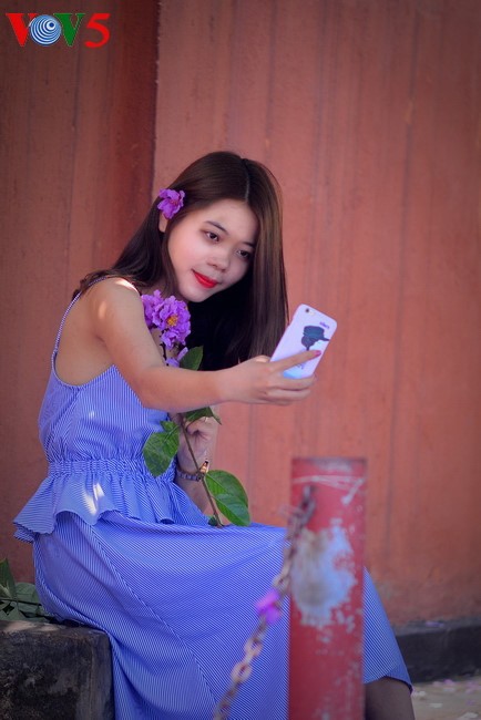 Verano de Hanoi, una pintura con colores de flores - ảnh 5