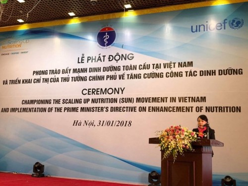 Vietnam lanza un movimiento a favor de la nutrición  - ảnh 1