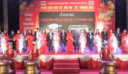 Inauguran la Semana Cultural Hoi An-Thanh Hoa  - ảnh 1