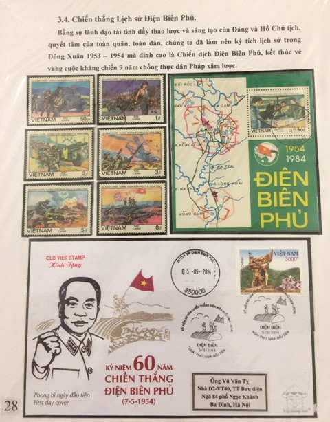 Sellos postales siguen en compañía con el desarrollo de Vietnam - ảnh 2
