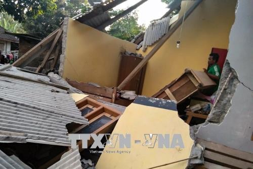 Al menos 10 personas murieron tras el terremoto en Indonesia - ảnh 1