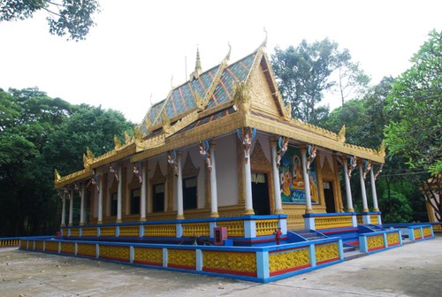 Pagoda Doi, arquitectura característica jemer en el sur de Vietnam - ảnh 1