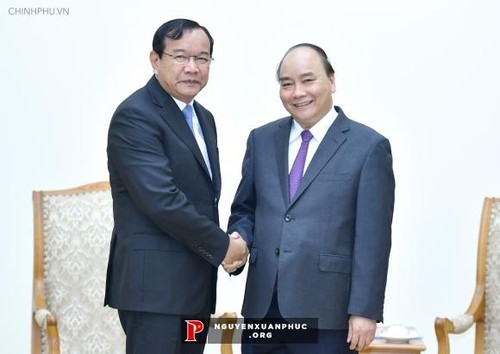 Profundizan relaciones de vecindad y amistad entre Vietnam y Camboya - ảnh 1