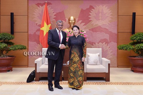 Presidenta del Parlamento vietnamita reitera importancia de cooperación con Singapur - ảnh 1