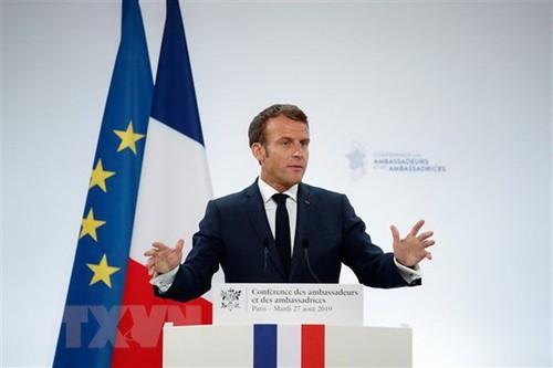 Presidente francés defiende sus reformas de pensiones pese a protestas - ảnh 1