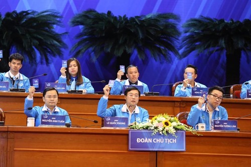 Efectúan primera jornada del VIII Congreso Nacional de la Unión Juvenil de Vietnam - ảnh 1
