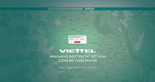 Compañía vietnamita Viettel publica áreas de cobertura de telefonía móvil 4G - ảnh 1