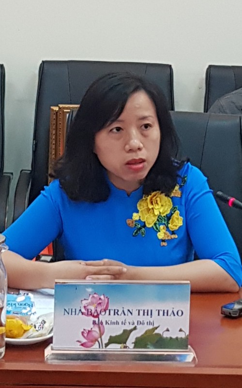 Periodista Tran Thi Thao, ejemplo en la divulgación sobre el combate antiepidémico - ảnh 1