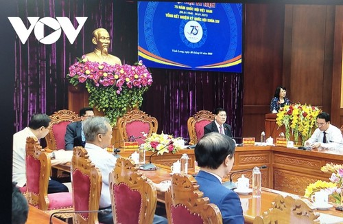 Celebran el 75 aniversario de las primeras elecciones generales de la Asamblea Nacional de Vietnam - ảnh 1