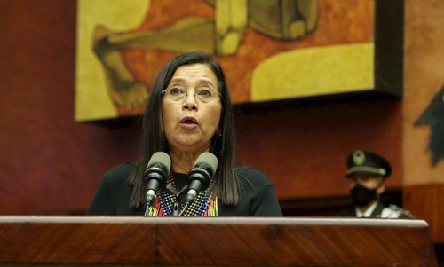 Ecuador: representante de partido indígena de izquierda elegida como presidenta del Legislativo - ảnh 1