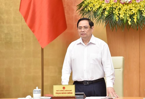 Premier vietnamita orienta la implementación del doble objetivo en medio del covid-19 - ảnh 1