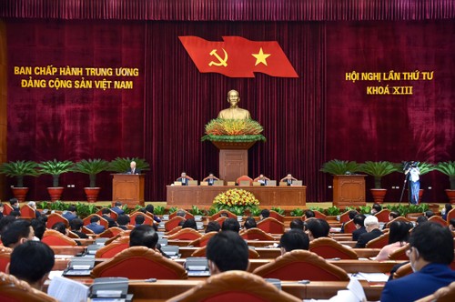 Inauguración del cuarto Pleno del Comité Central del Partido Comunista de Vietnam - ảnh 2