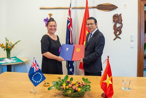 Vietnam y las Islas Cook establecen relaciones diplomáticas - ảnh 1