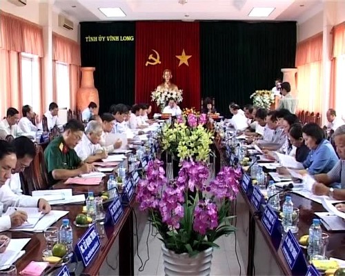 Memeriksa pelaksaan Resolusi Sidang Pleno KS PKV angkatan ke-11 di provinsi Vinh Long. - ảnh 1