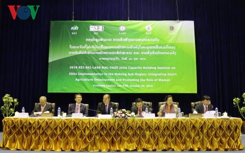 Lokakarya internasional-2016 KEI-SEI-LASS-RAC-VASS  diadakan di Vientiane - ảnh 1