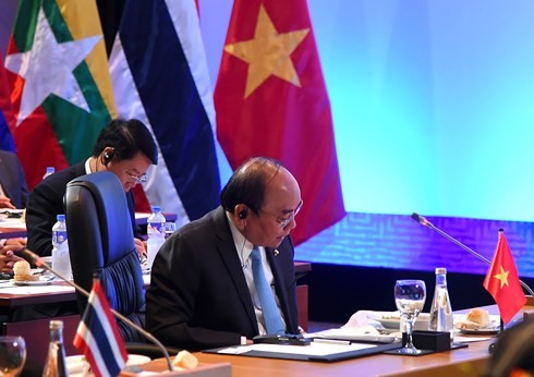 PM Vietnam, Nguyen Xuan Phuc menghadiri KTT Mekong-Jepang yang  ke-9 dan KTT ASEAN-PBB - ảnh 1