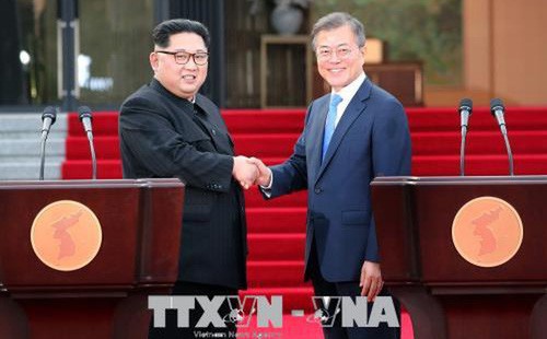 Pertemuan puncak antar-Korea: Opini umum menilai tinggi hasil pertemuan ini - ảnh 1