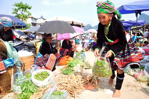 Pasar lama di bawah kaki gunung Hoang Lien Son - ảnh 4