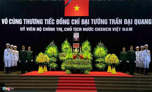 Upacara melayat  Presiden Viet Nam, Tran Dai Quang - ảnh 1