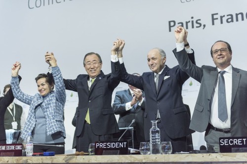 COP21 adopts a global climate agreement  - ảnh 1