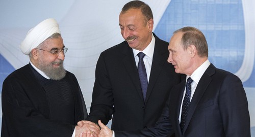 Russia, Iran, Azerbaijan summit issue joint declaration  - ảnh 1